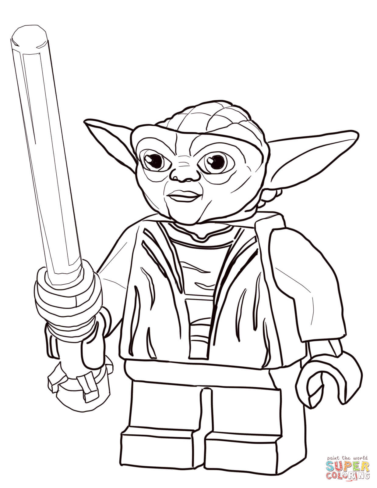 Star wars yoda coloring pages download and print for free