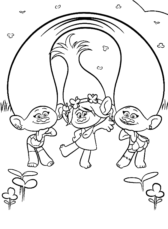 Trolls Coloring Pages