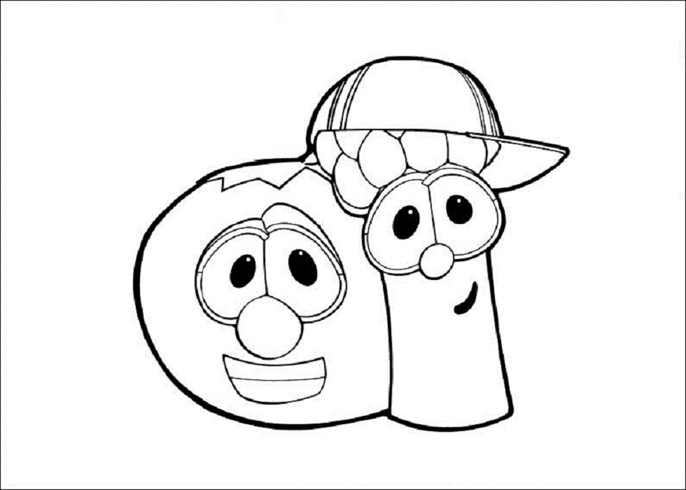 Larry boy coloring pages download and print for free