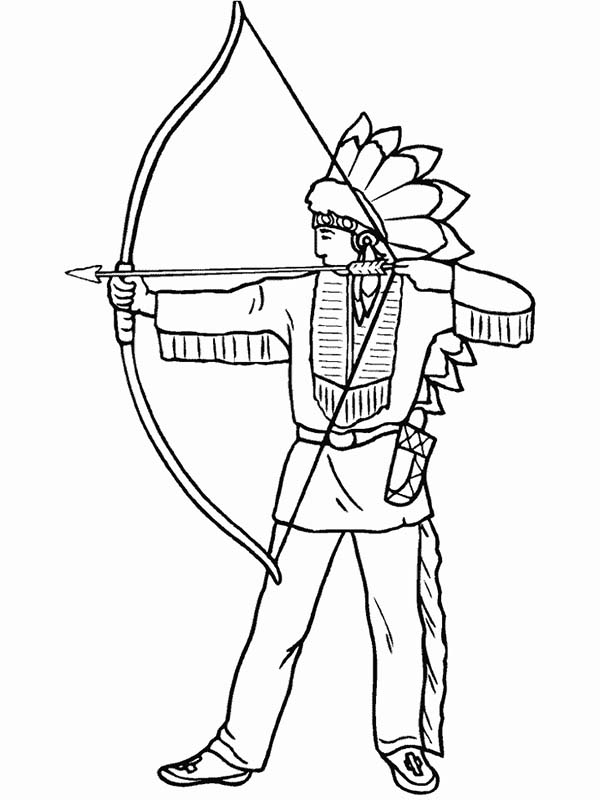 Native american boy coloring pages download and print for free