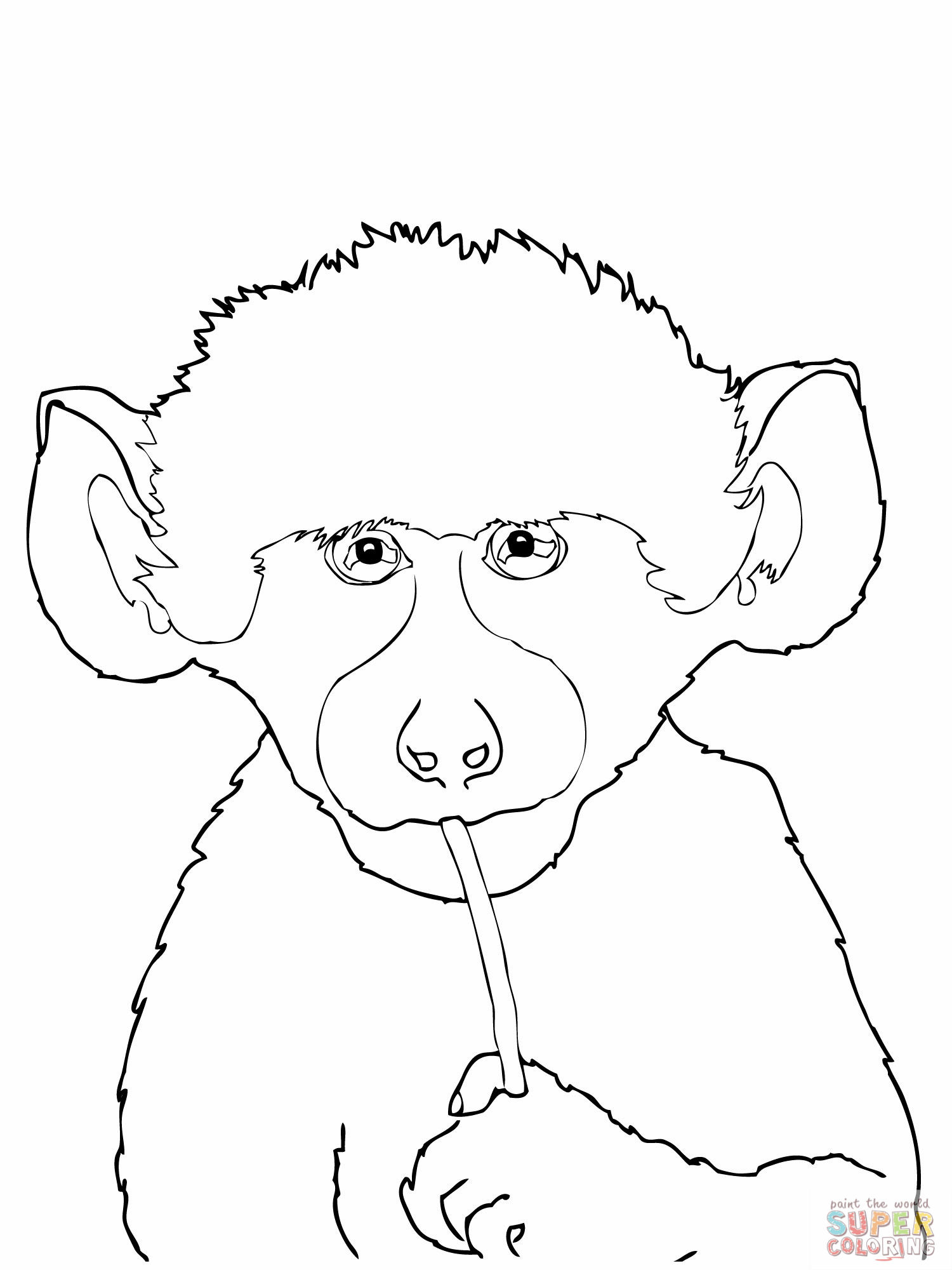 baboons coloring pages - photo #20