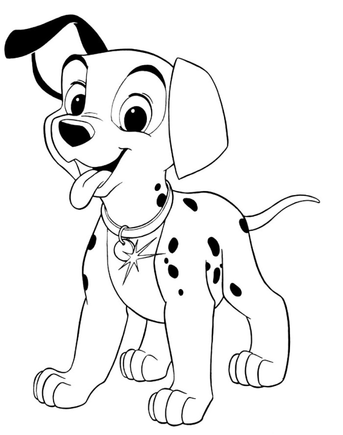 Dogs 101 coloring pages download and print for free