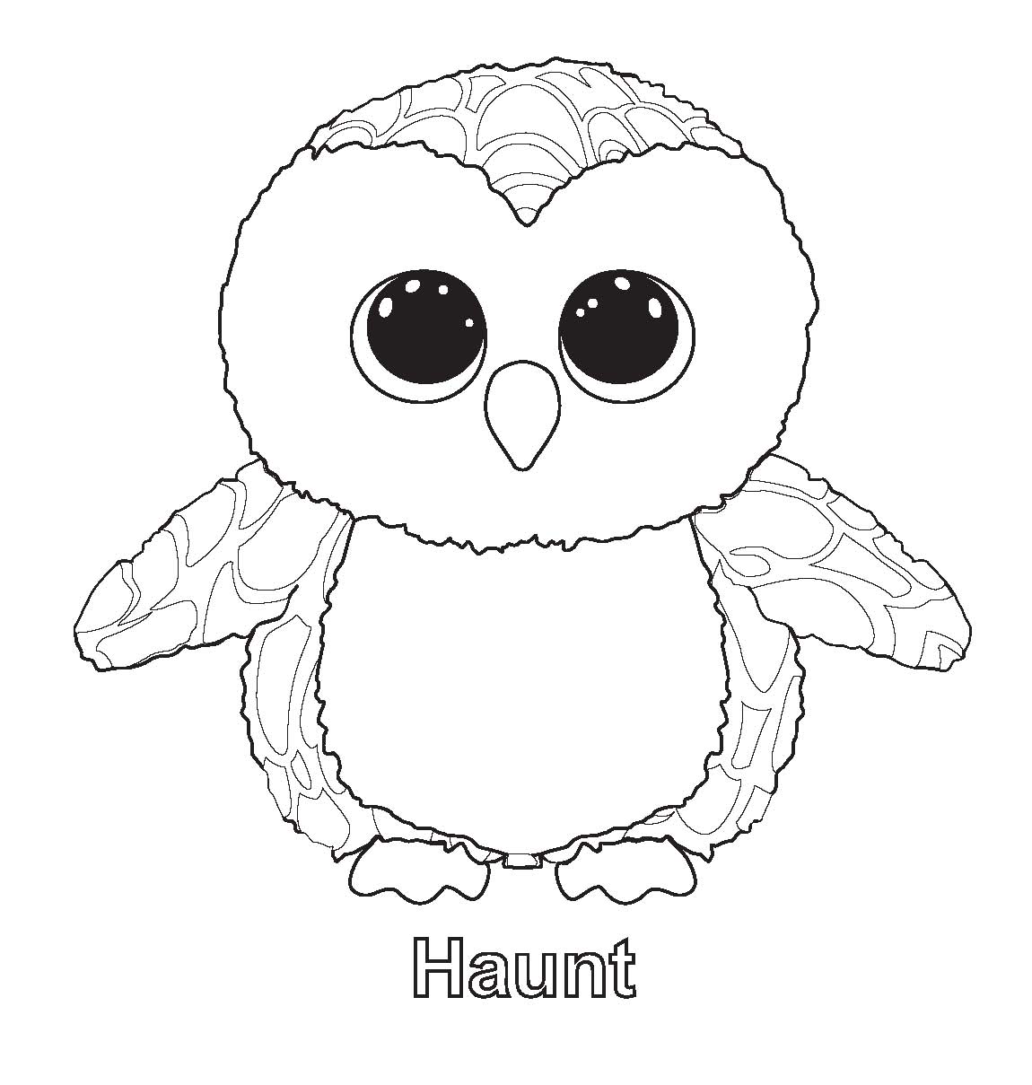 halloween beanie boo coloring pages - photo #4
