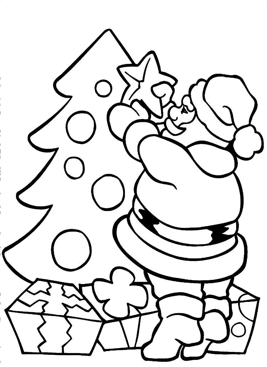 Santa Claus Coloring Pages To Download And Print For Free