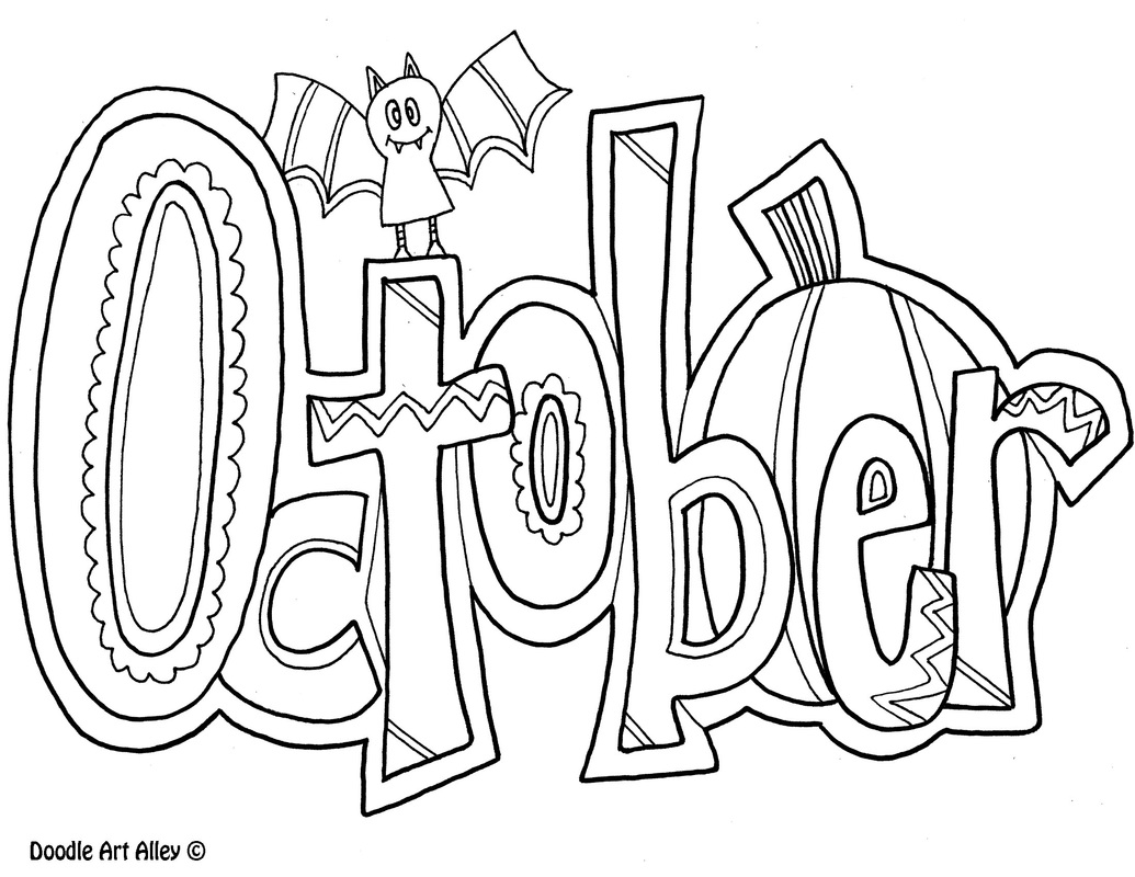 october coloring pages for preschool - photo #15