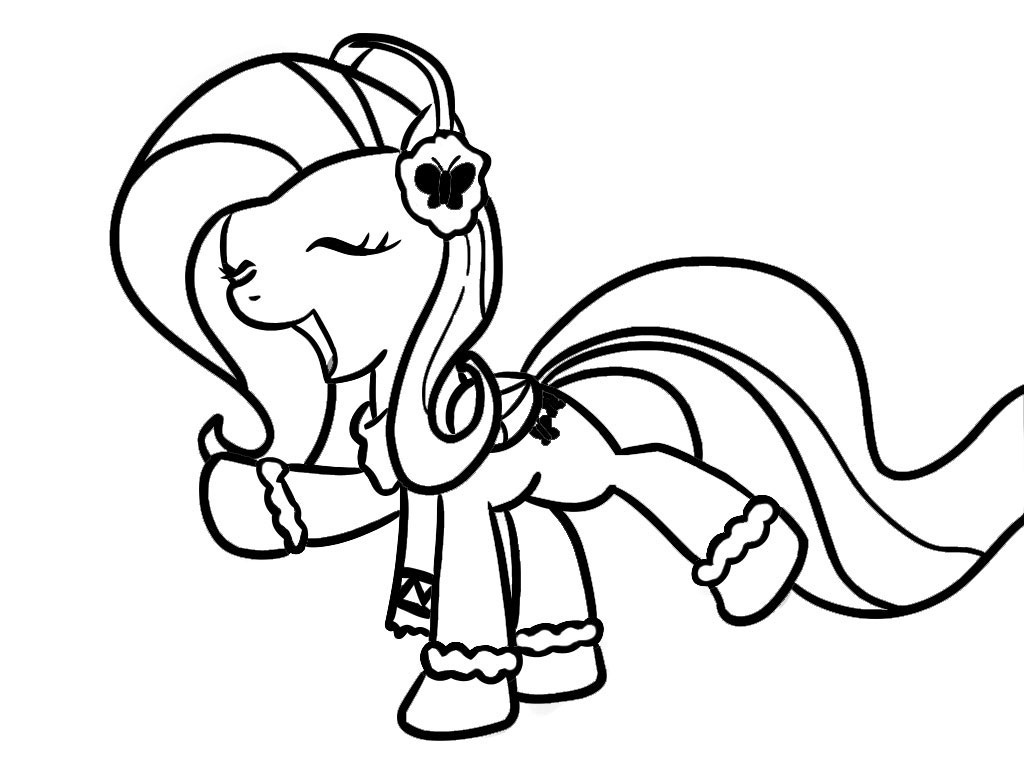 My little pony christmas coloring pages to download and