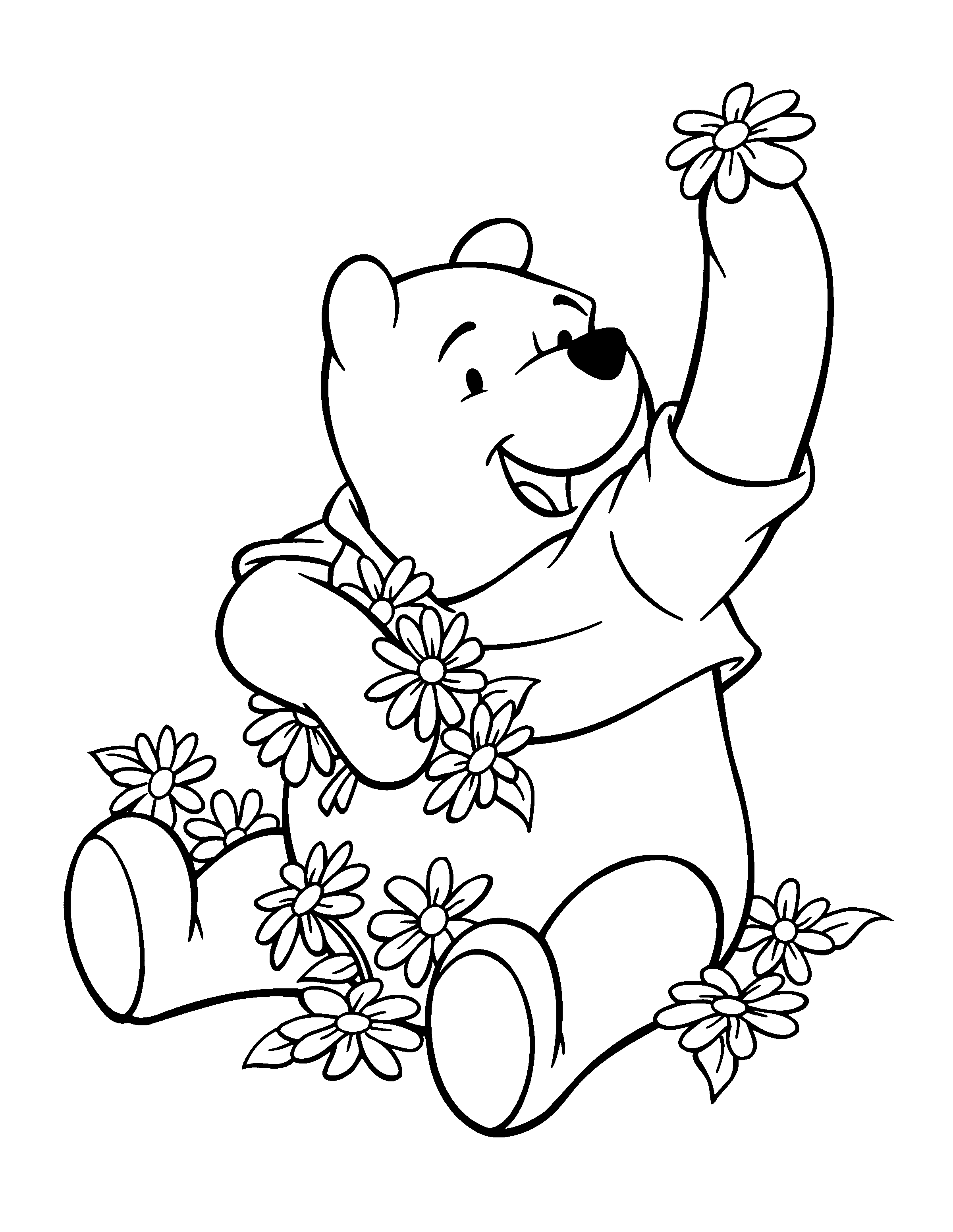 Cartoon character coloring pages to download and print for ...