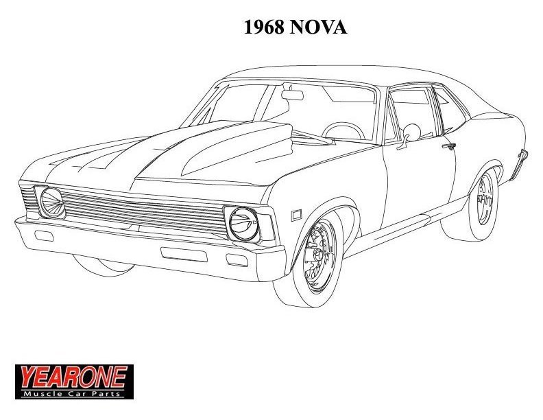 Hot Rod Coloring Coloring Pages