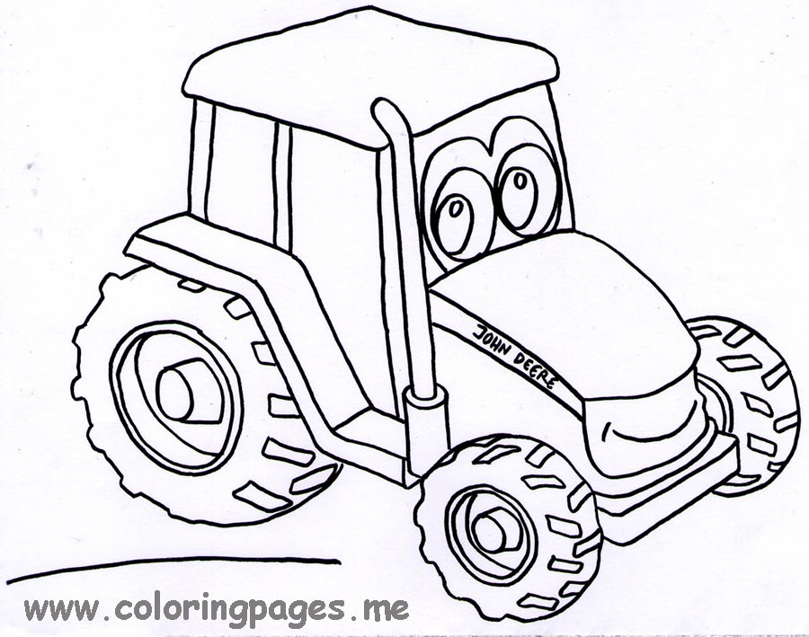 Tractor coloring pages to download and print for free