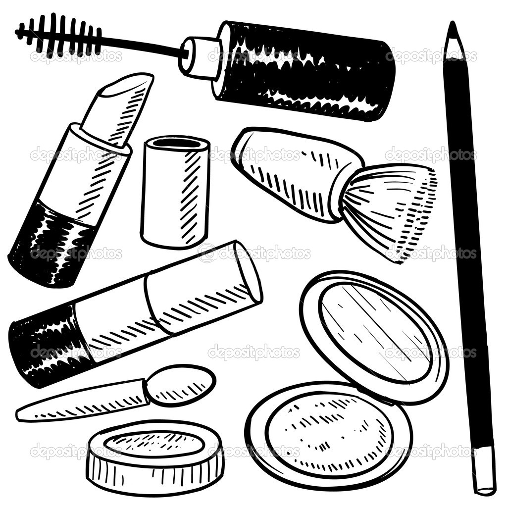 make up coloring pages - photo #12