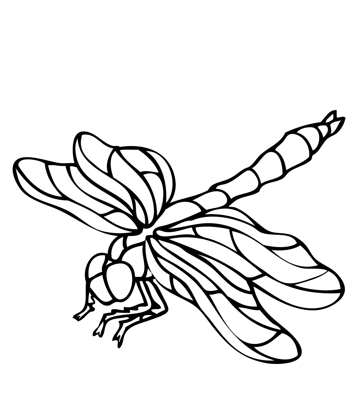 Dragonflies coloring pages download and print for free