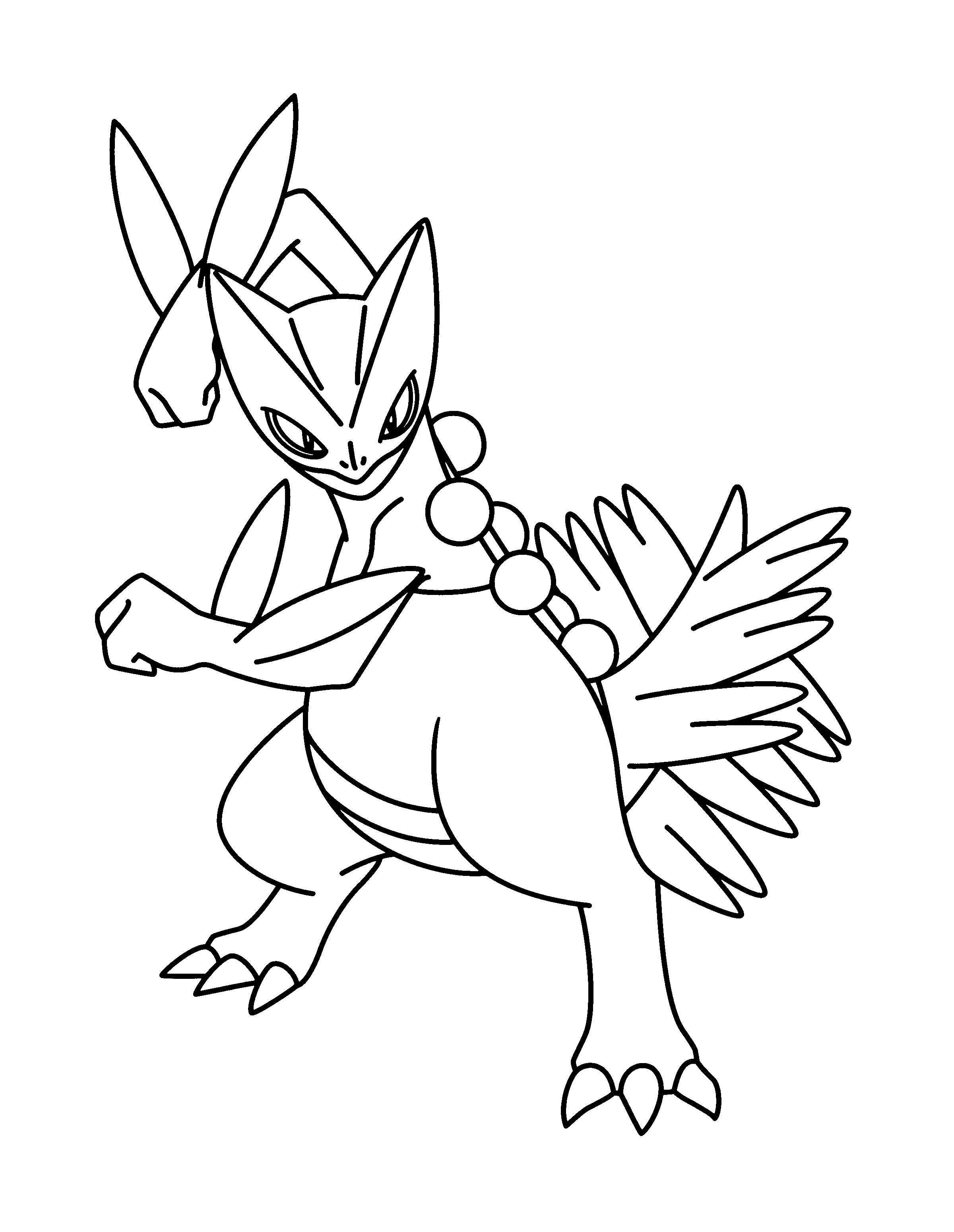 Pokemon swampert coloring pages download and print for free