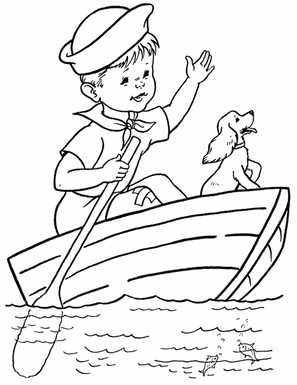 water transportation coloring pages - photo #12