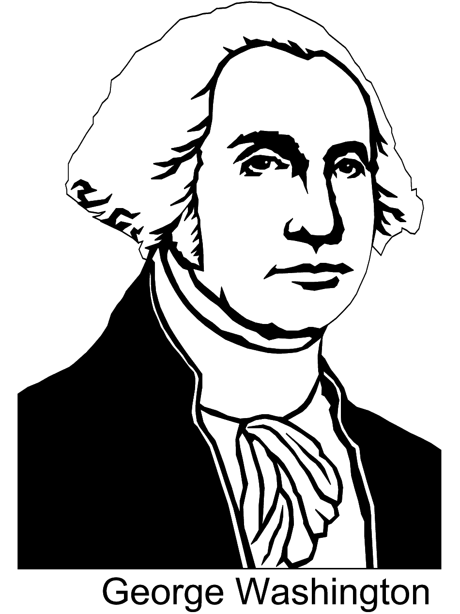 george washington coloring pages free - photo #27