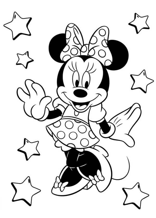 Disney minnie mouse coloring pages download and print for free