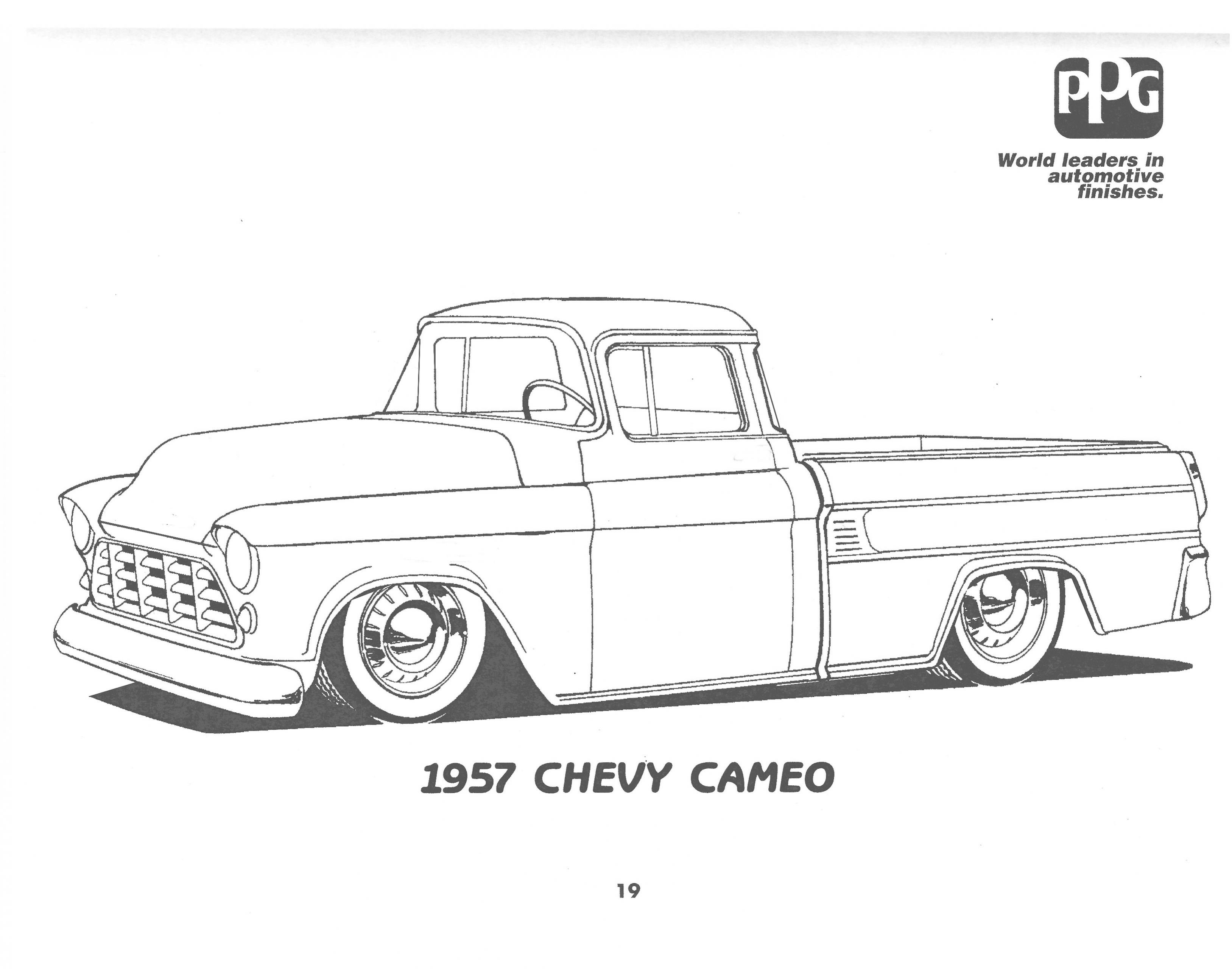 Chevy cars coloring pages download and print for free