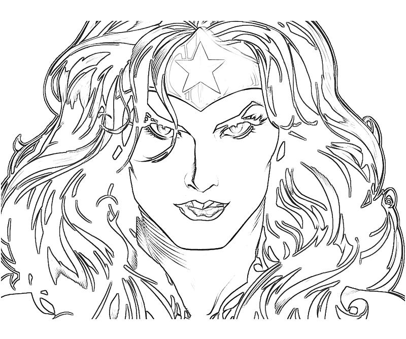 Wonder woman coloring pages to download and print for free