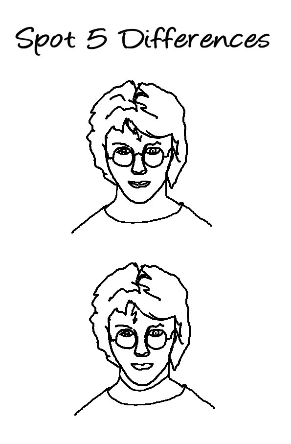 Spot the difference coloring pages download and print for free