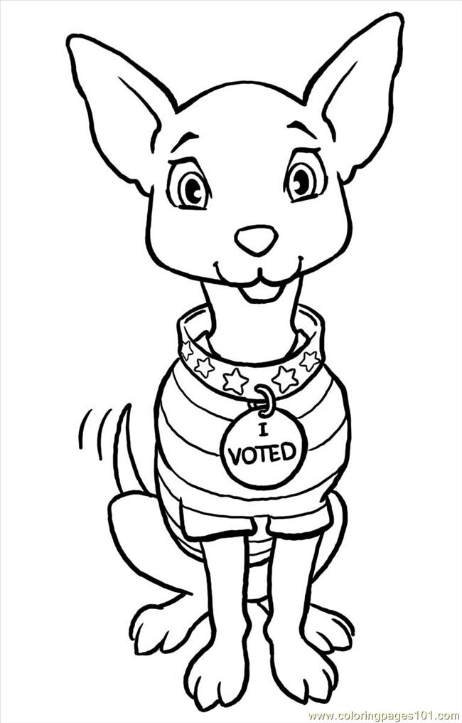 Chihuahua dog coloring pages download and print for free