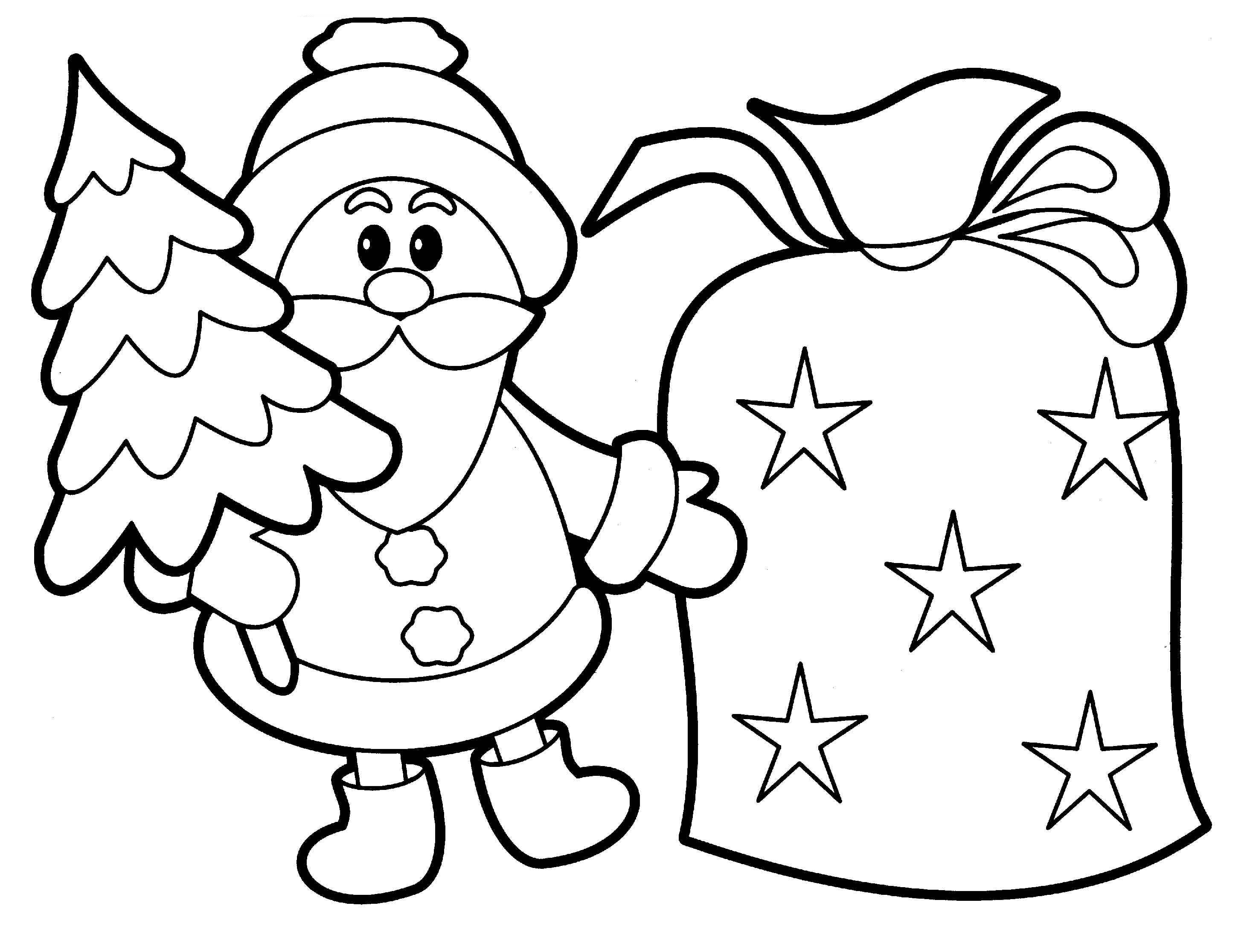 Santa claus coloring pages to download and print for free