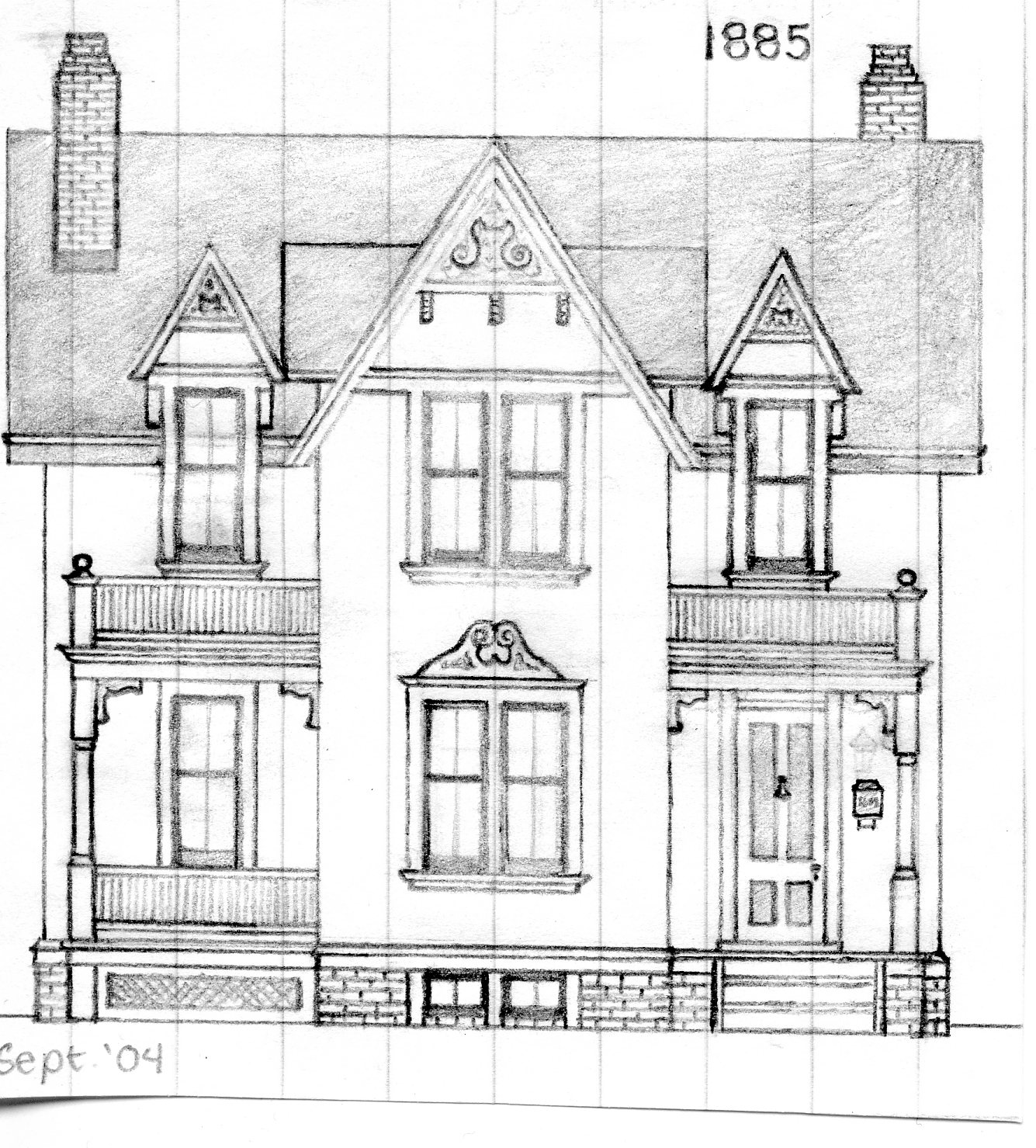 House Design Coloring Pages