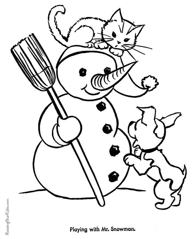 Kitten coloring pages to download and print for free