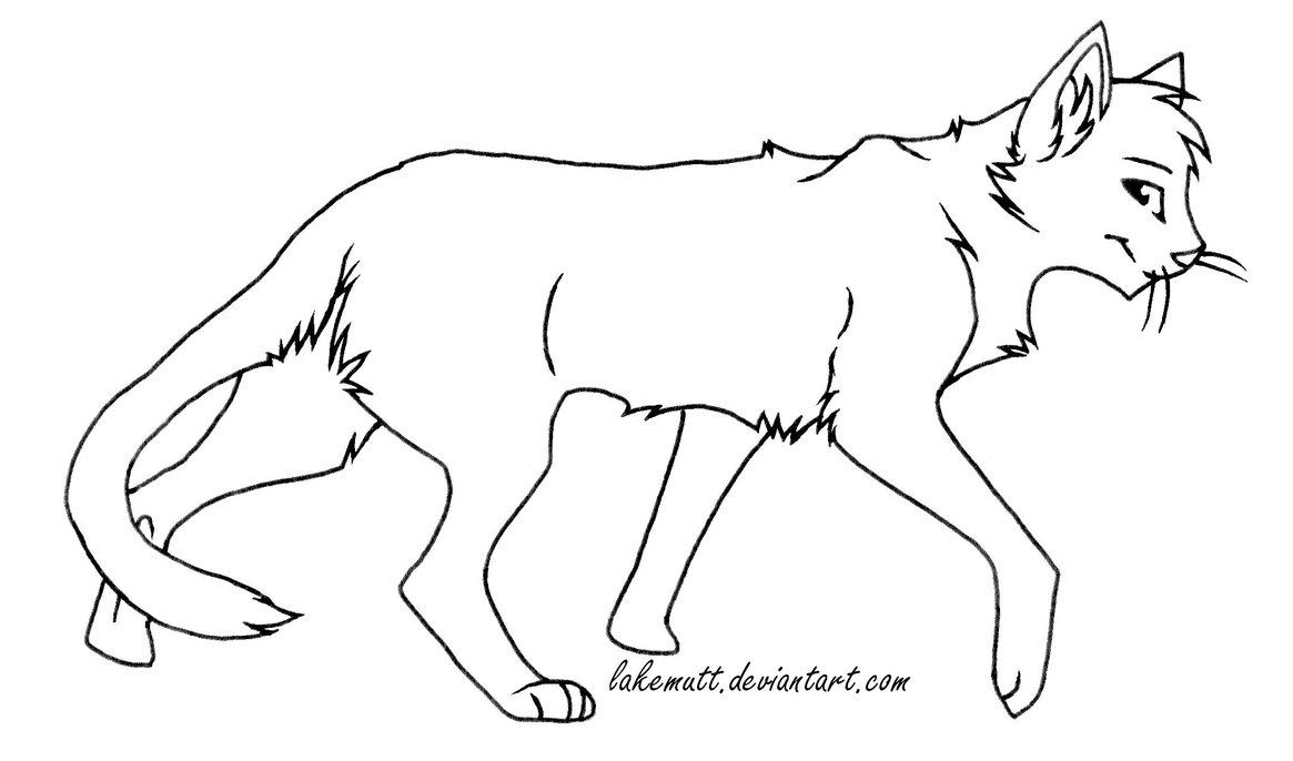 warrior cat coloring pages - photo #23