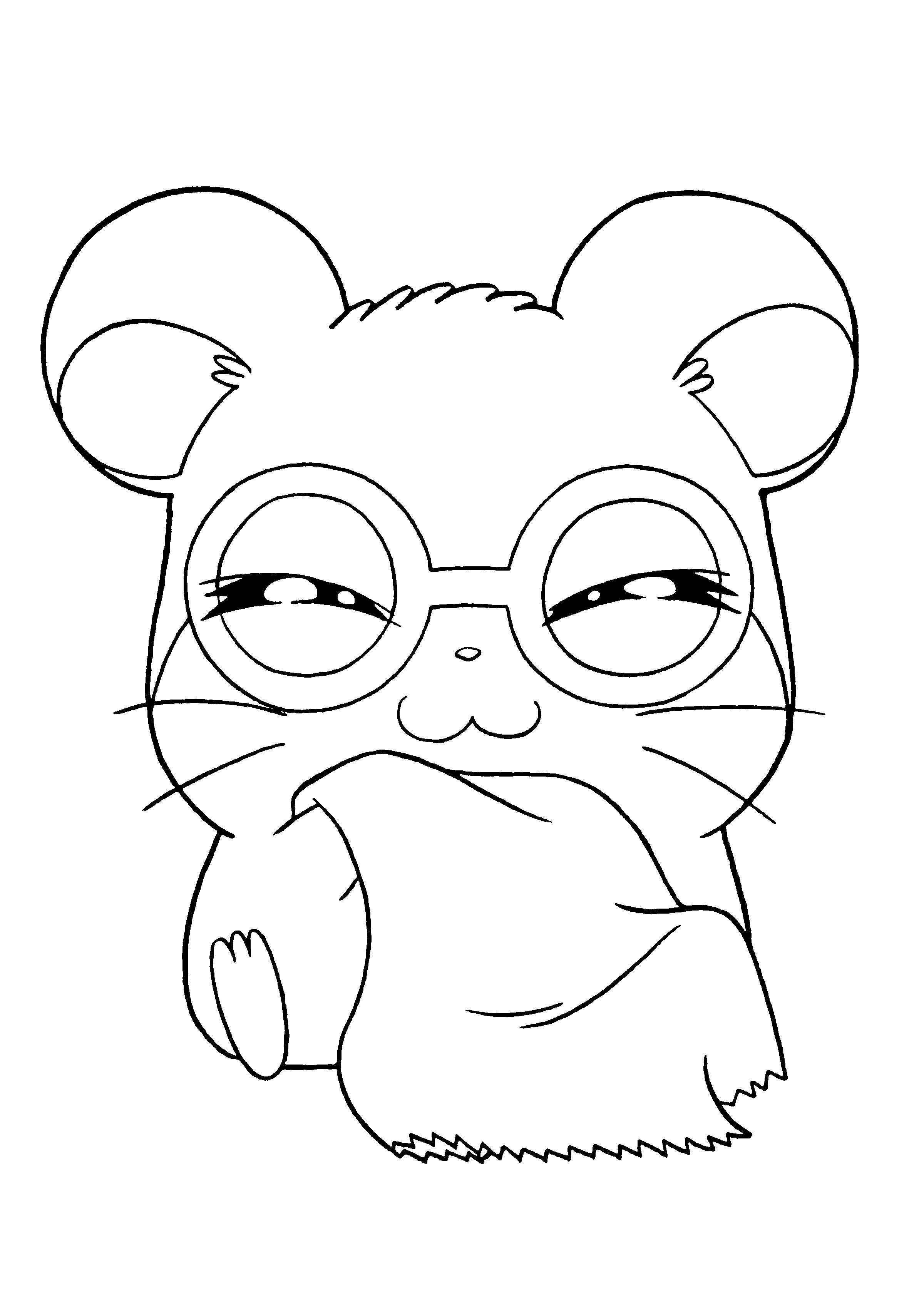 Hamtaro coloring pages to download and print for free