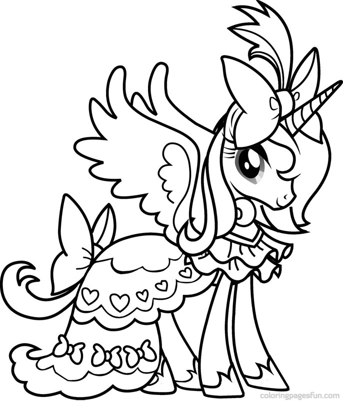 Pony Christmas Coloring Pages Download Print Free Mewarnai Gambar