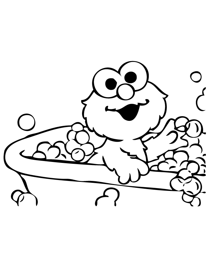Elmo coloring pages to download and print for free