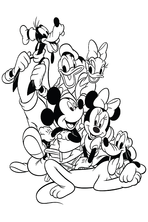 Mickey mouse clubhouse coloring pages to download and ...