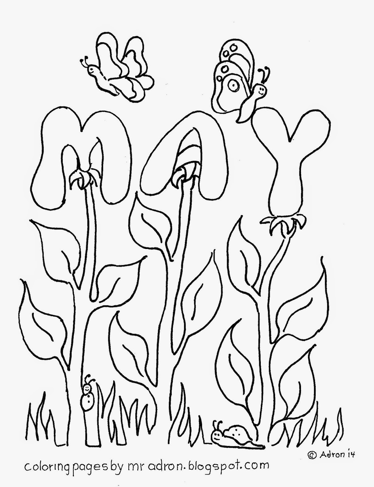 Free May coloring pages to print for kids Download print and color