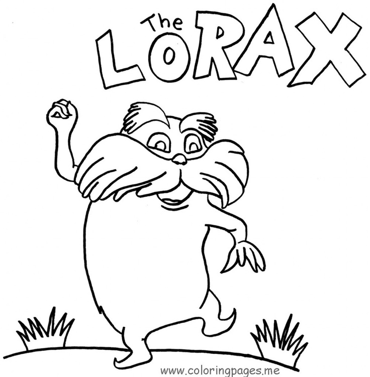 Lorax coloring pages to download and print for free