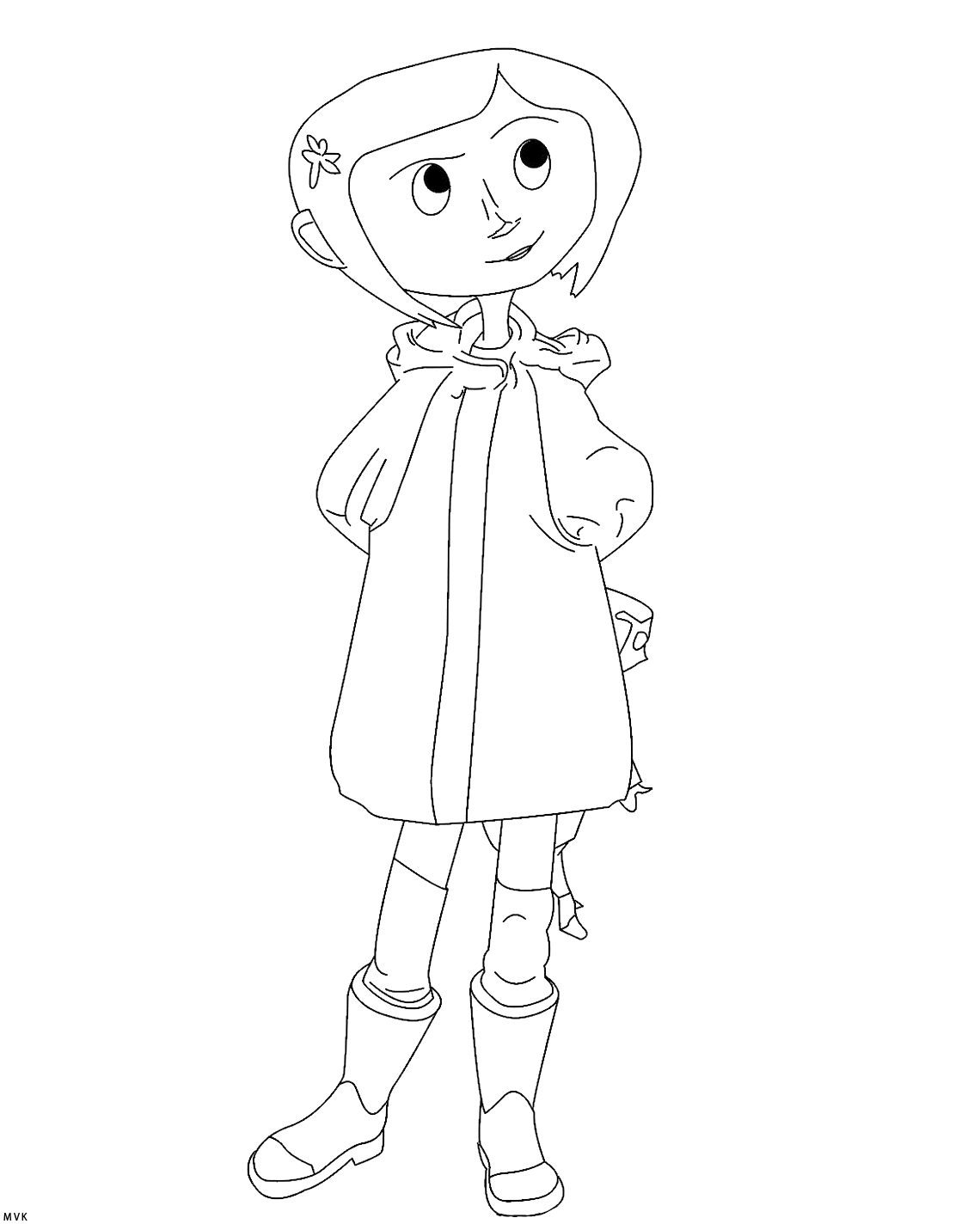 Coraline coloring pages to download and print for free