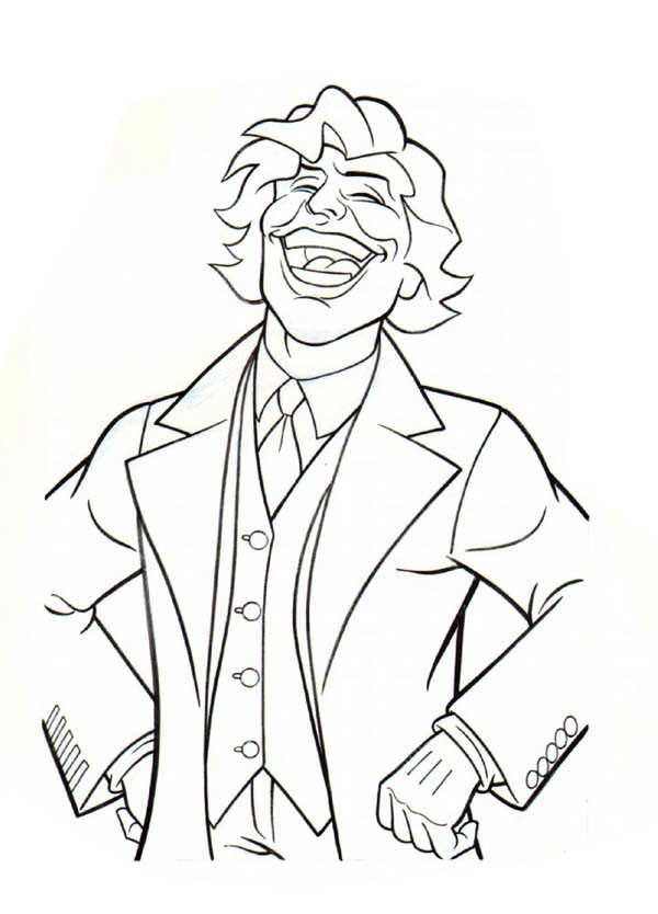 Joker coloring pages to download and print for free