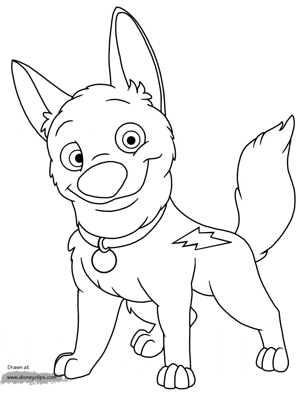 Bolt coloring pages to download and print for free