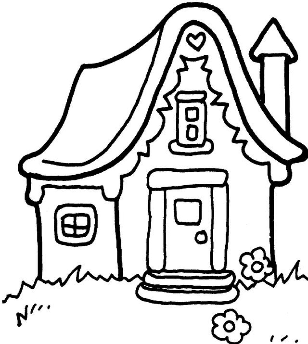 House coloring pages to download and print for free