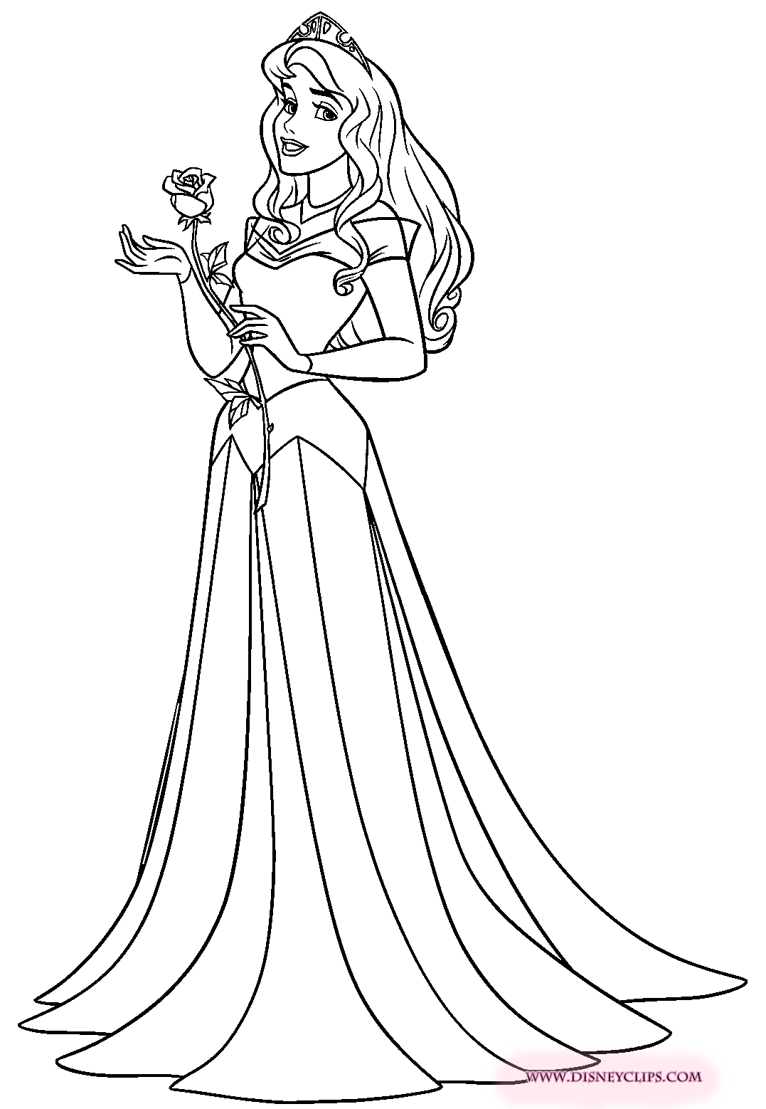 Aurora coloring pages to download and print for free