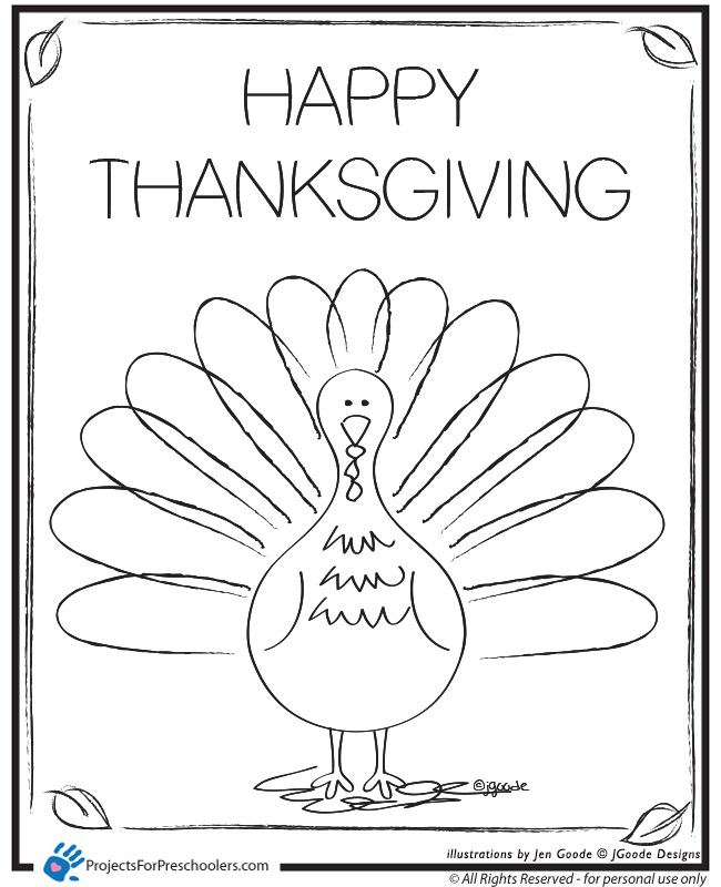 Free Printable Thanksgiving Cards To Color Printable Word Searches