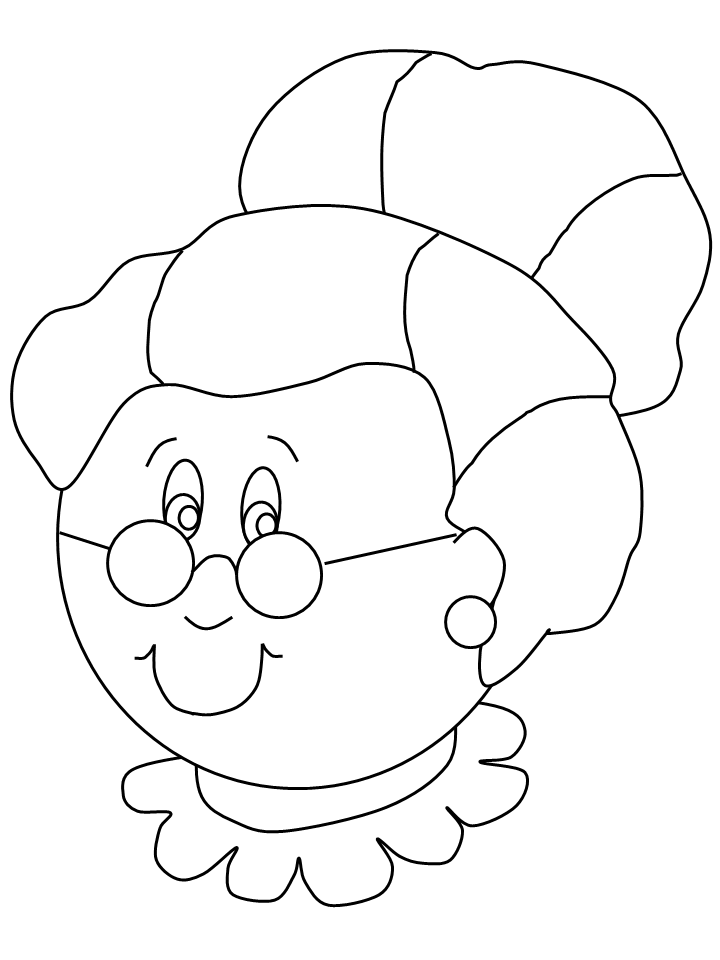 free grandma coloring pages - photo #14
