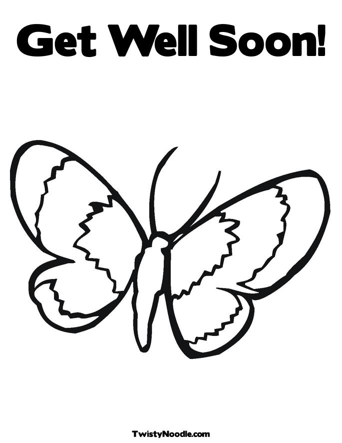 Get well soon coloring pages to download and print for free