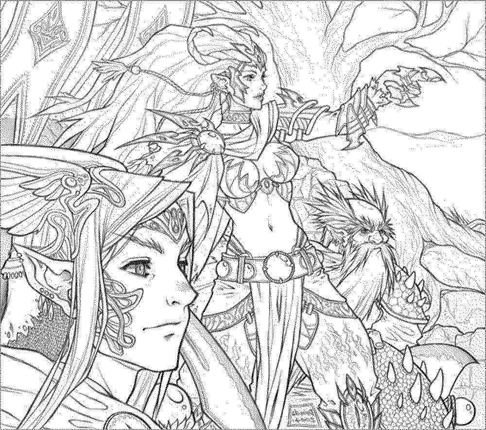 Fantasy coloring pages to download and print for free