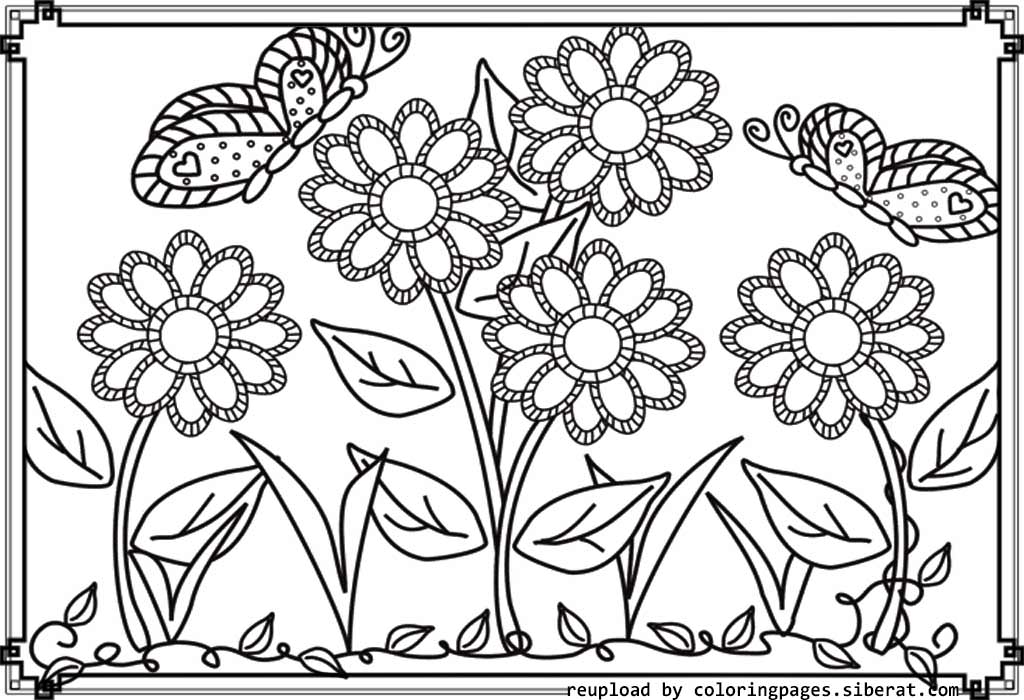garden coloring book pages - photo #8