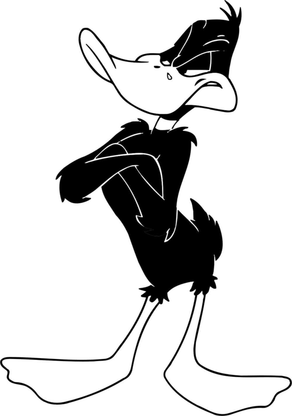 gangster daffy duck coloring pages - photo #27