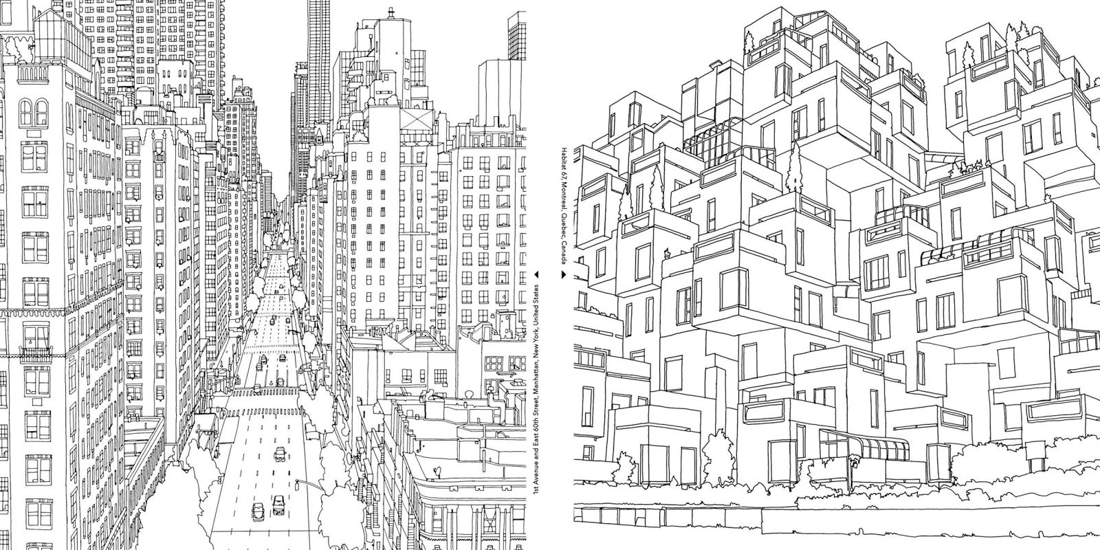 City coloring pages to download and print for free