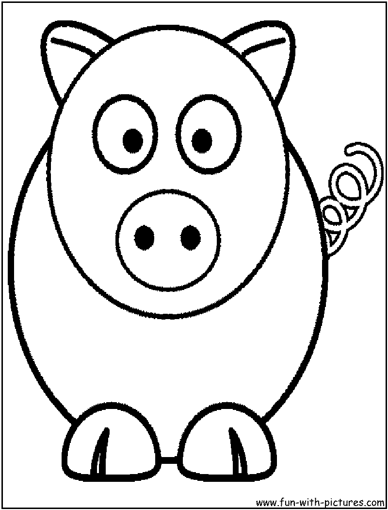 Cartoon animal coloring pages to download and print for free