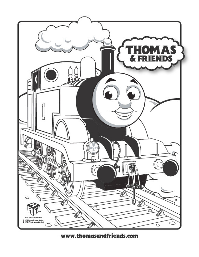 Thomas the tank engine coloring pages to download and ...
