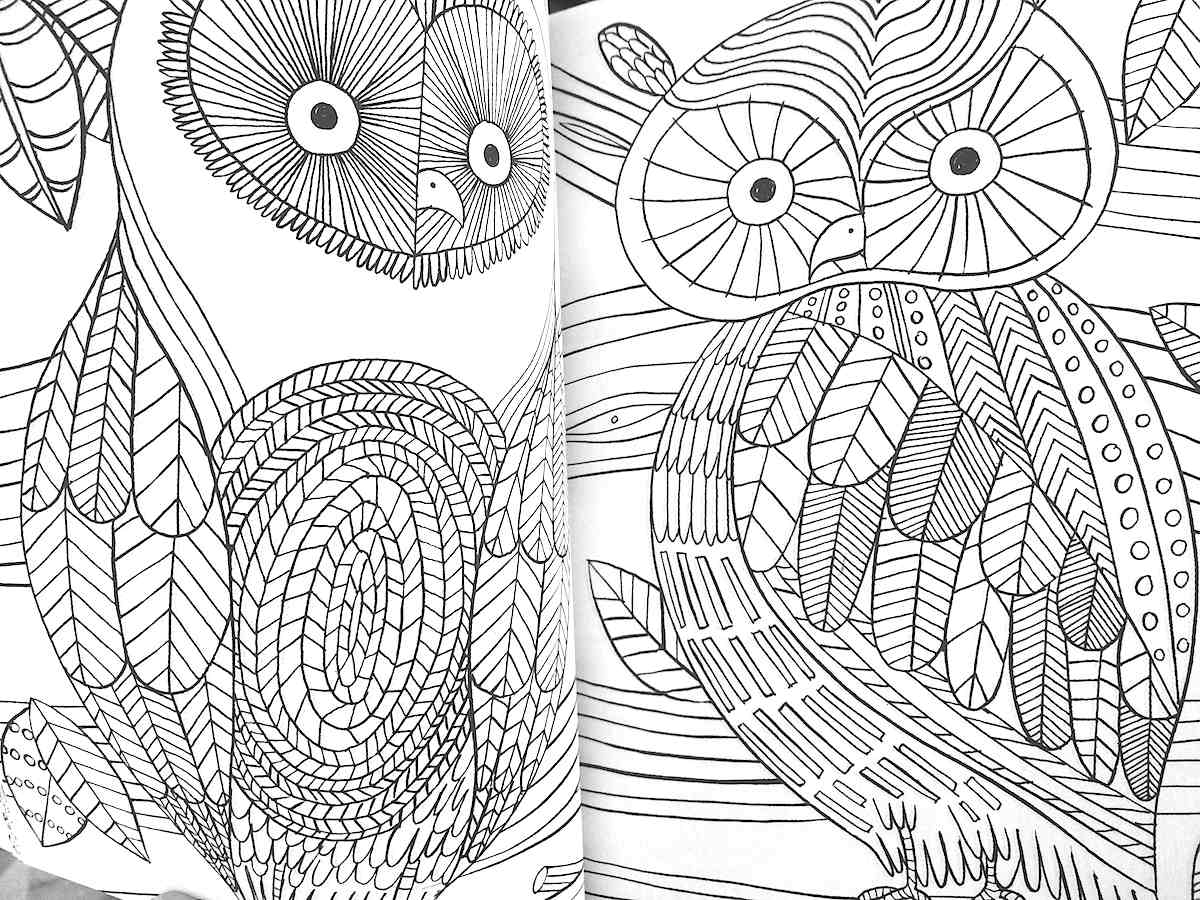 Art therapy coloring pages to download and print for free