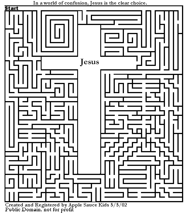 maze easter mazes christian bible puzzles sunday printables coloring christmas jesus religious activities church cross catholic activity fun worksheets crafts