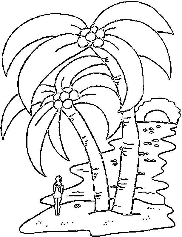 Date palm coloring pages download and print for free